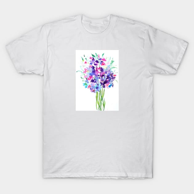 Bouquet of Flowers T-Shirt by Tstafford